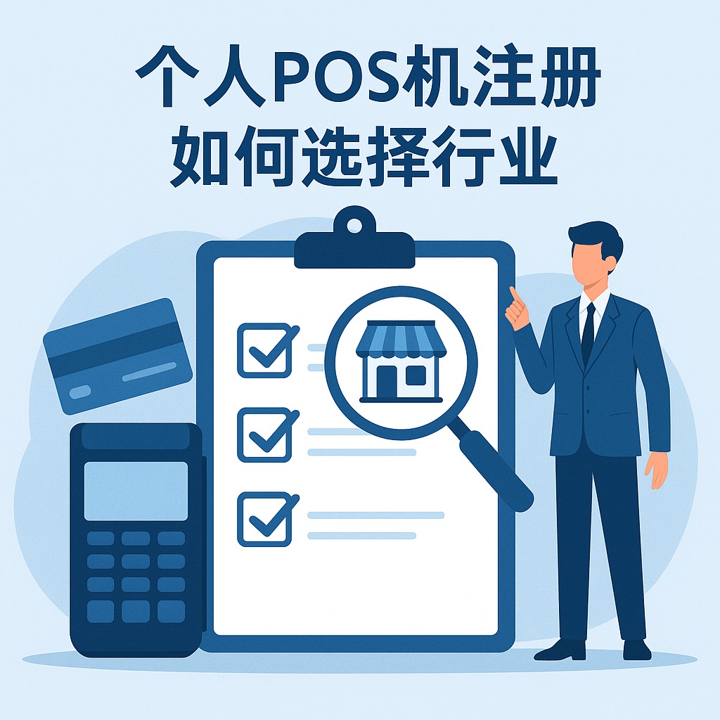 个人POS机注册办理如何选择行业?各大支付平台最新注册要求