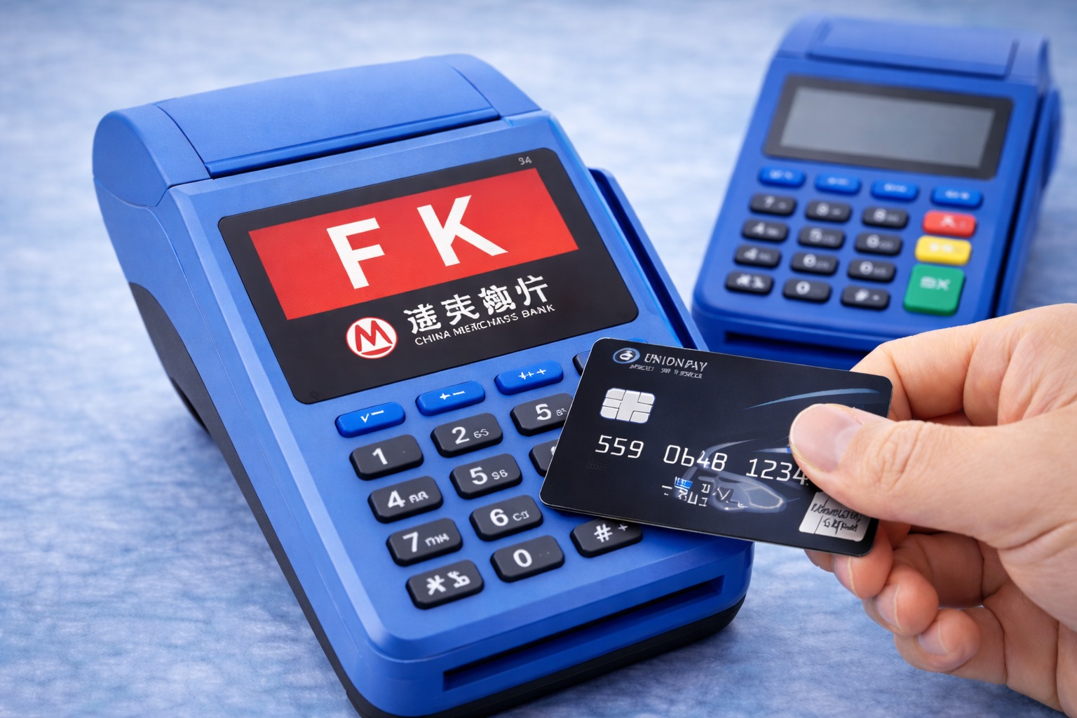 招商信用卡刷POS机显示FK，这是风控提示要注意