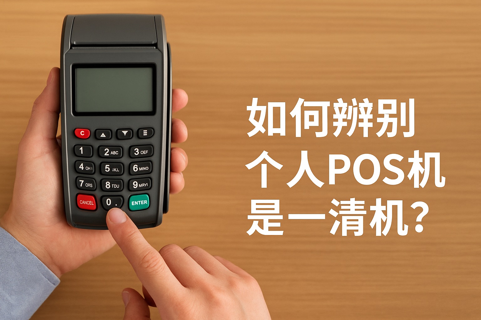 如何辨别个人POS机是一清机？别只图便宜，选对靠谱POS机