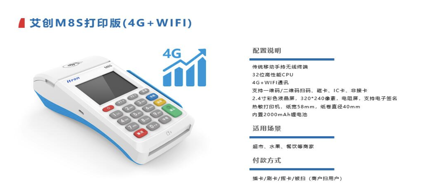 艾创M8S打印版（4G+WIFI版本）