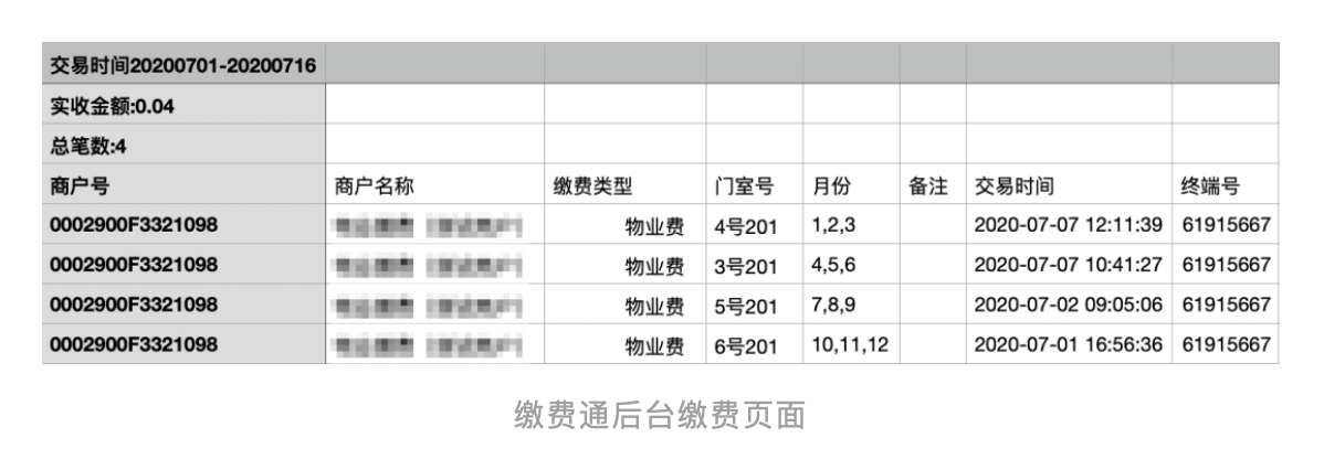 微信群收款账单明细